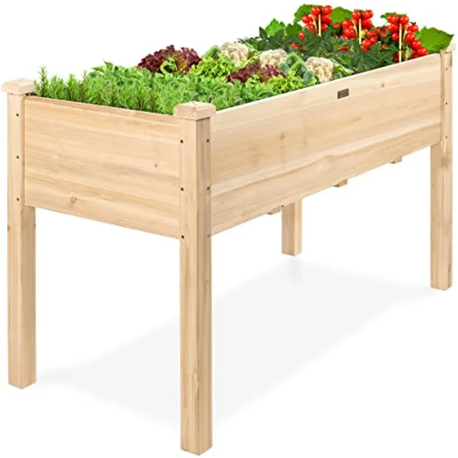Raised Garden Bed - 30 inç yüksekliğinde, yükseltilmiş ahşap bahçe