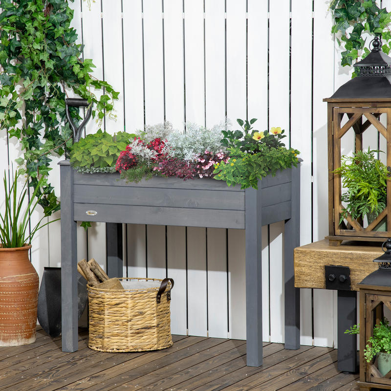 Outsunny 34 inç Yüksek Bahçe Y - Raised Garden Bed incelemesi ve fiyatı