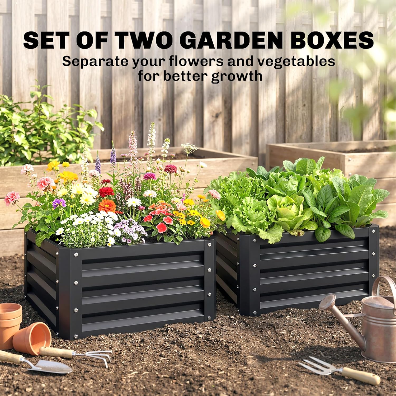 2 Parçalı Galvanizli Yükseltil - Raised Garden Bed incelemesi ve fiyatı