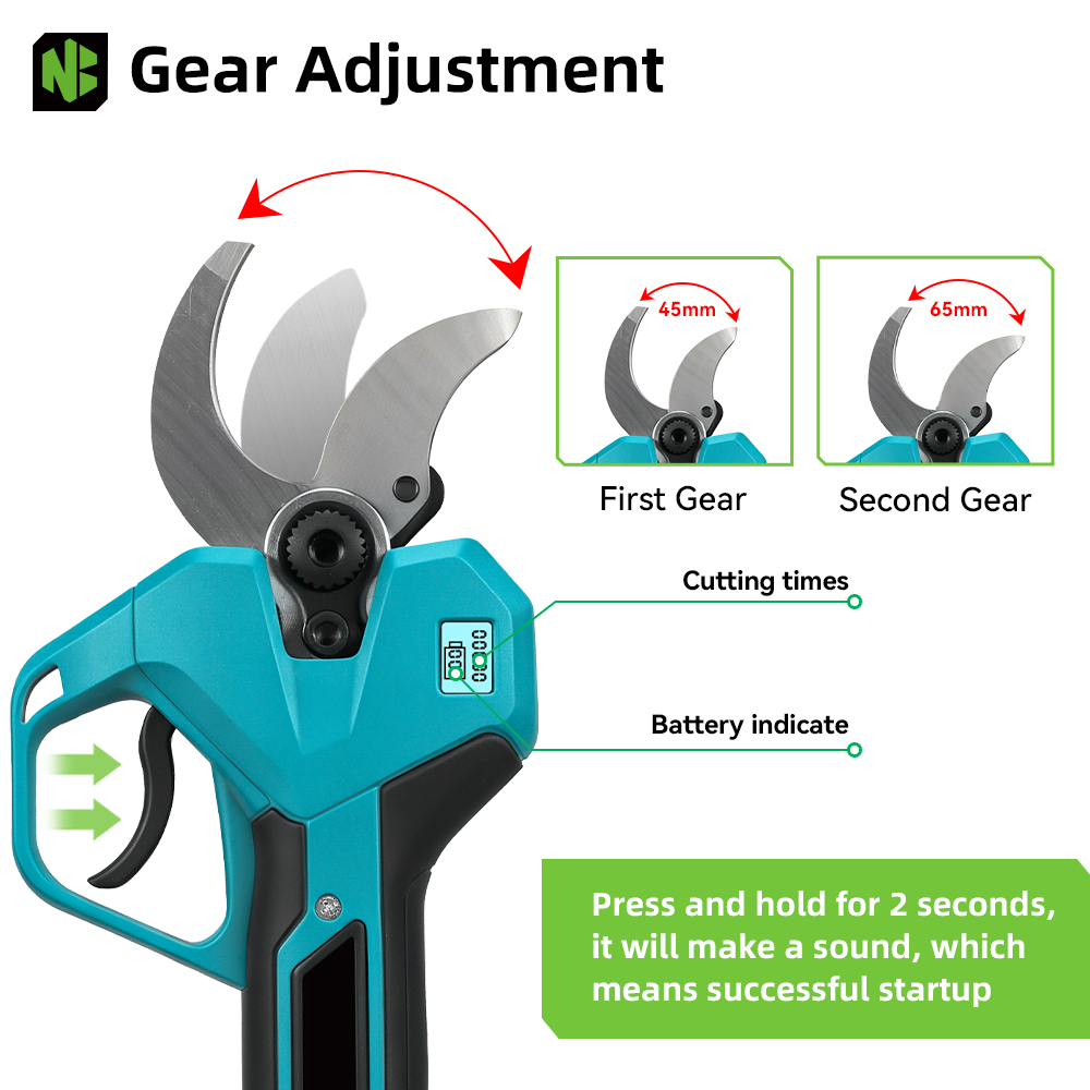 NEWBENY 65MM akülü elektrikli  - Pruning Shears incelemesi ve fiyatı