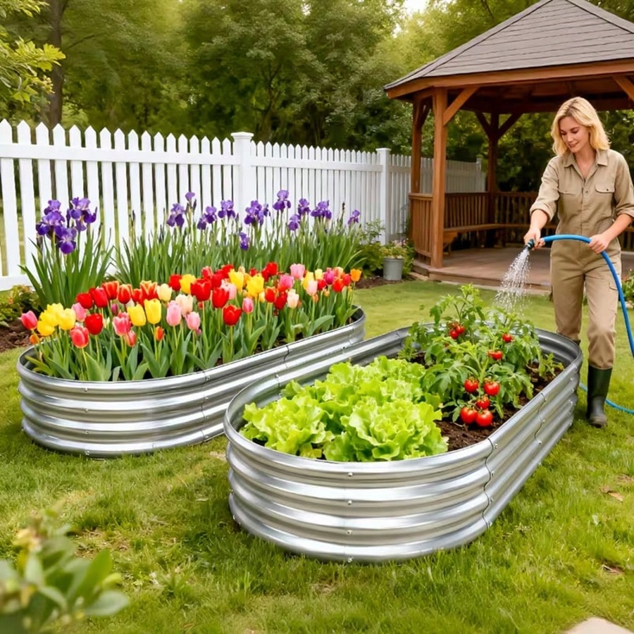 2 Adet Kalınlaştırılmış, Galva - Raised Garden Bed incelemesi ve fiyatı
